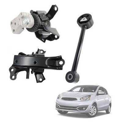  3Pcs Engine Motor Mount and Transmission Mount Kit, Compatible with 