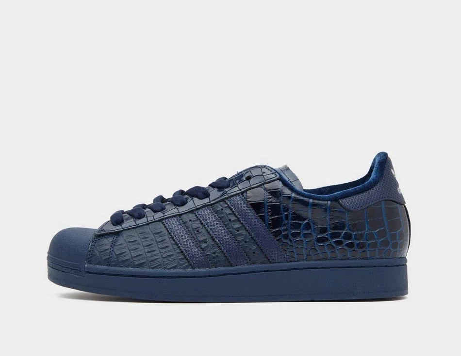 Adidas Originals x Anthony Edwards Superstar II Shoes in Blue