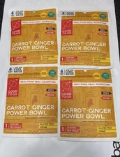 4 X GOOD TO-GO 1 Serving Gluten Free Vegan Easy Pack CARROT GINGER POWER BOWL