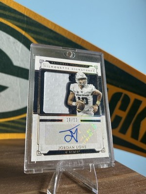 2021 National Treasures Collegiate Jordan Love patch/auto   JERSEY MATCH 10/10