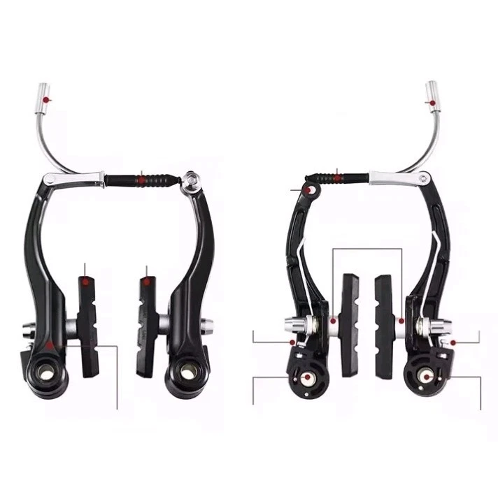 Set Freni Bici Freni a V Brake per Biciclette V Brake Set Anteriore e Posteriore - Image 4 of 4