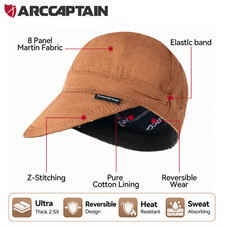 ARCCAPTAIN Welding Cap Hat Elastic Retractable Reversible Protective Welders