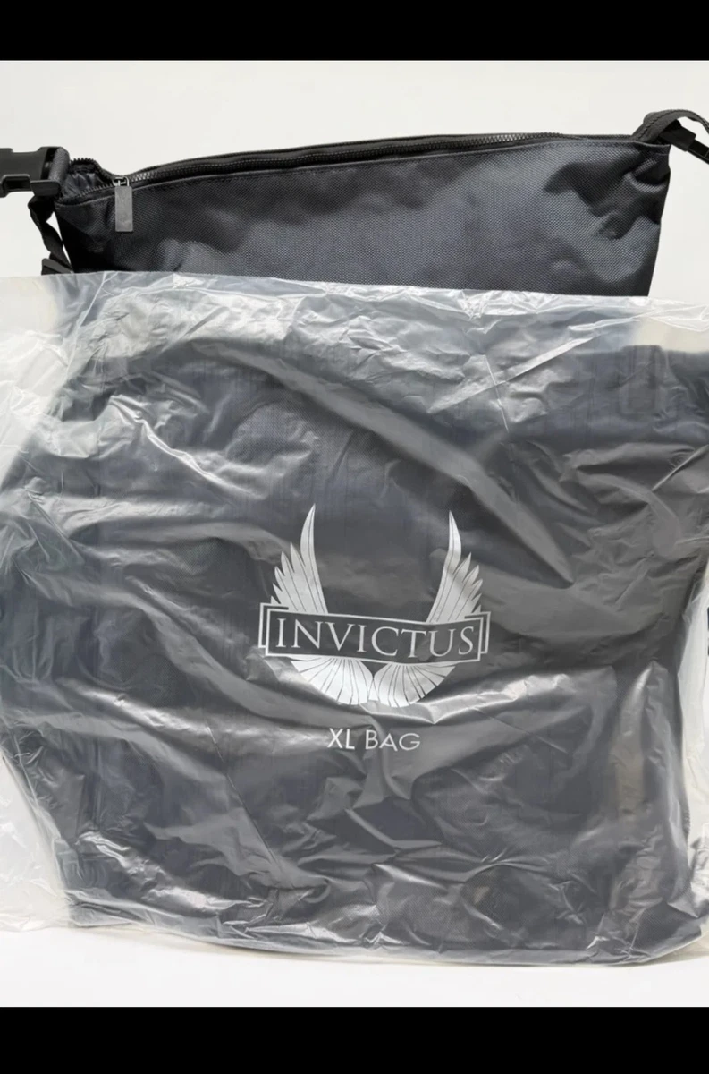 Paco Rabanne Roll-Top Sling Bag Invictus Paco Rabanne Large Silver Black Dry Bag Sack Pack  main image 3