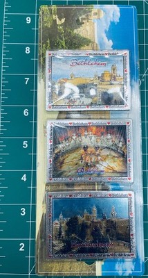Bethlehem VTG Refrigerator Magnets Lot of 3 Souvenir Shop Fridge Magnet New