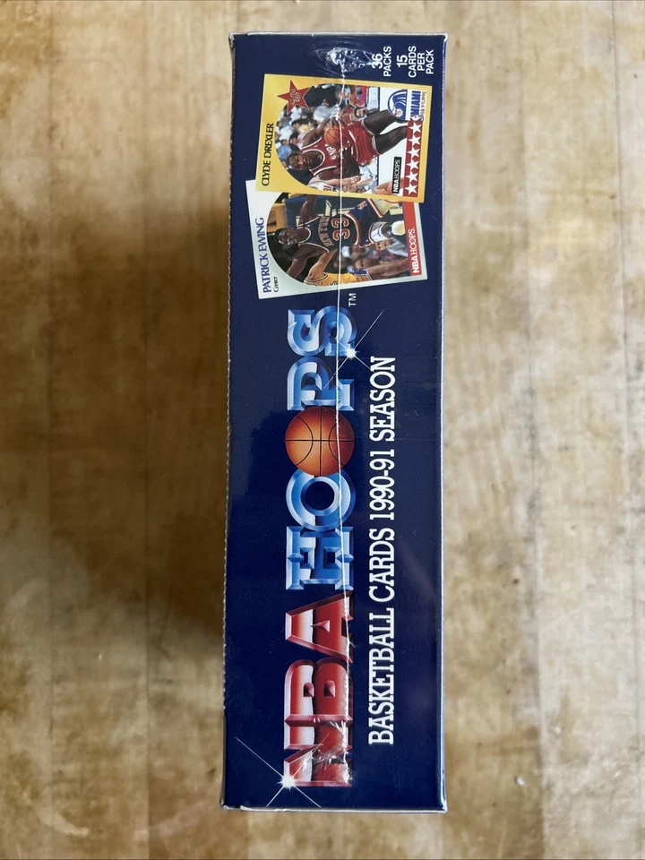 1990-91 NBA Hoops Serie 1 Caja 36 Paquetes SELLADOS Hermanos Menéndez, Cubierta para Pájaros Foto 2 de 4