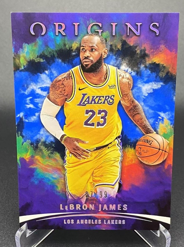 LeBron James 2021-22 Panini Origins Base Blue 67/99 #6