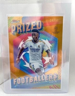 Topps Finest Vini Jr. Prized 23-24 Footballers - Real Madrid /50