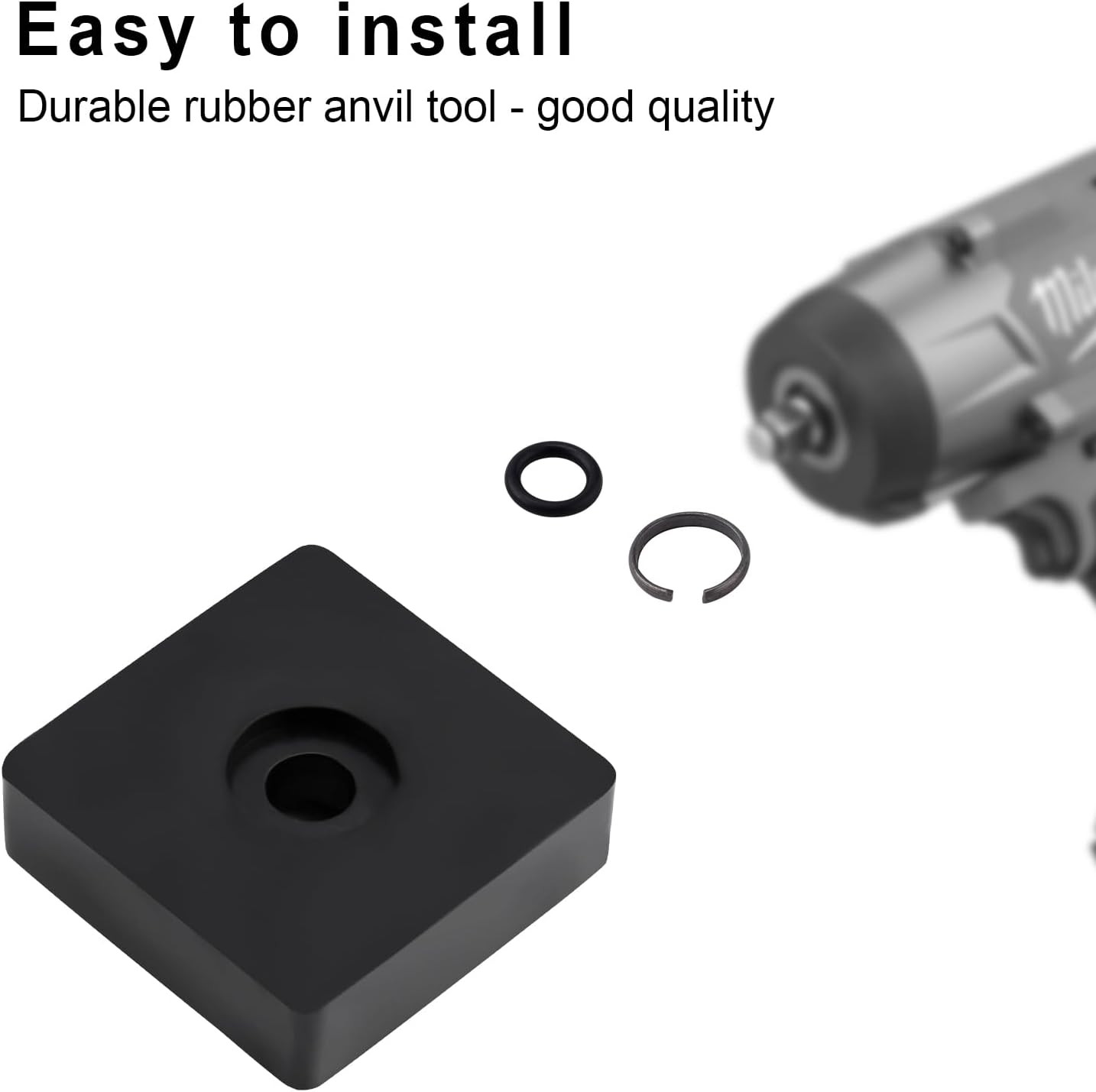 12 Sets 3/8" & 12 Sets 1/2" Impact Retaining Ring Clip Friction Rings with O-Rin