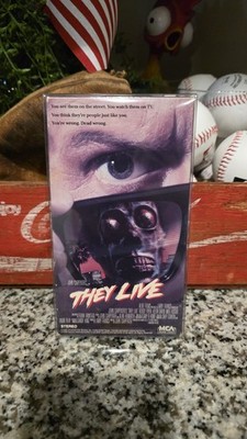 THEY LIVE VHS (1989 MCA Home Video) John Carpenter, Roddy Piper, See Video