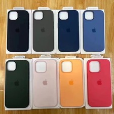 Silicone Magnetic Phone Case For iPhone 15 Pr...