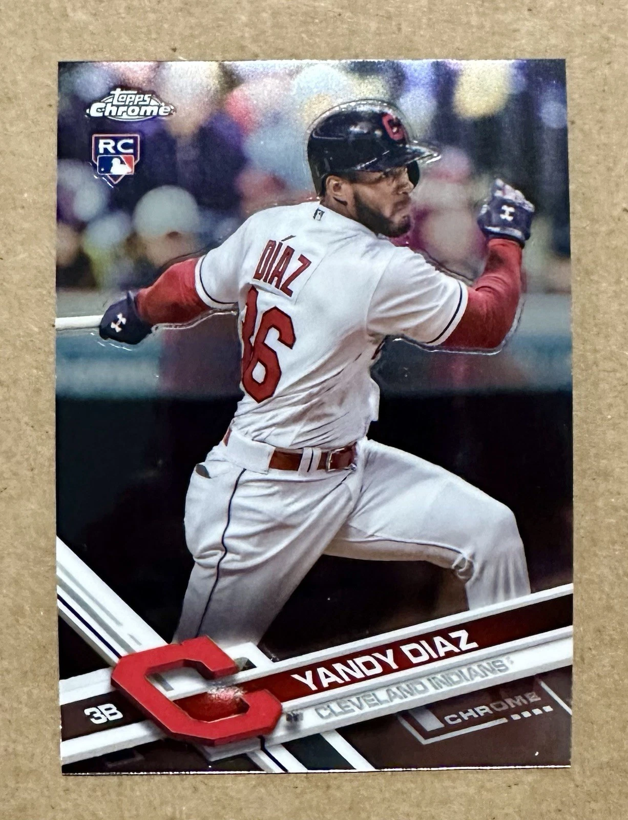2017 Topps Chrome Update Yandy Diaz RC #HMT13