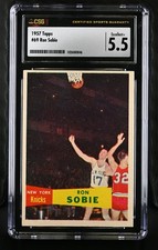 1957-58 Topps #69 Ron Sobie New York Knicks - CSG 5.5 Ex+
