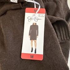 NEW Jessica Simpson Women's Sweater Dress Size M Brown (143)