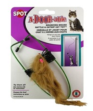 Ethical Pet Spot A-Door-Able Bouncing Mouse Interactive Catnip Cat Toy - 2 Pack