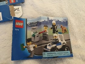 Lego City Police Dog Unit and Mini Figure Collection (7285 & 7279)