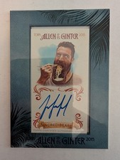2015 Topps Allen & Ginter Framed Mini Incredibeard #AGA-IW Autograph