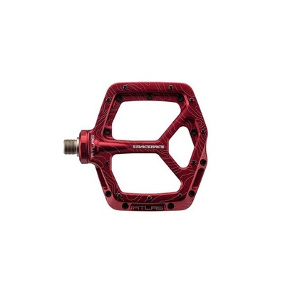 Race Face Atlas Platform Pedals - Red - Pair PD22ATLASRED