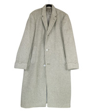 Vintage 1960 Luen Hop Co. Custom Tailored Mens Wool Coat Hong Kong See Photos
