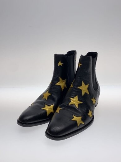 Stivali SAINT LAURENT stella tacco lato Gore taglia 44 nero 579404 