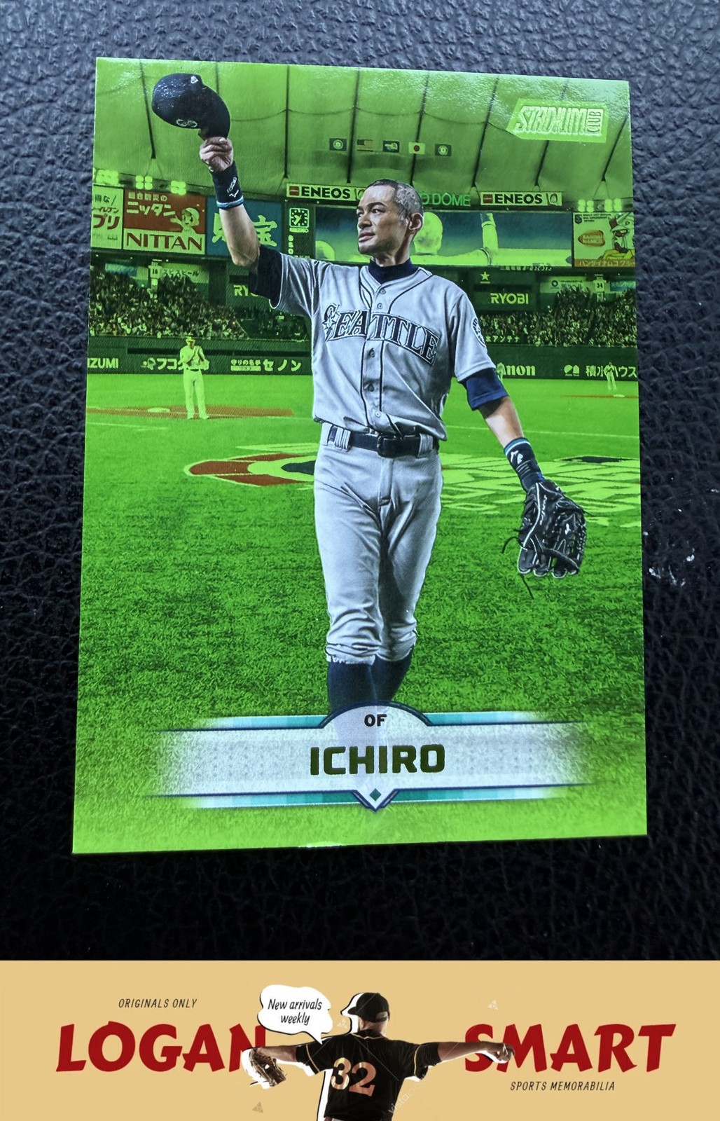 Ichiro 2025 Stadium Club Lime Green #182 Seattle Mariners