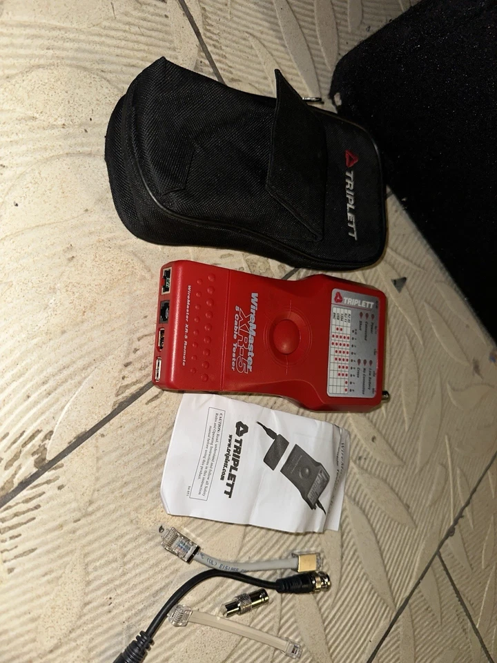 Triplett WireMaster XR-5 3260 5 电缆测试仪 发射器 LAN RJ-45, RJ-11, BNC — 第 3/4 张图片