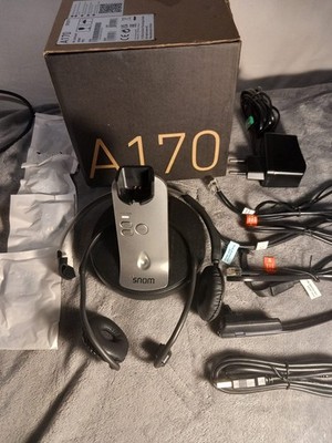 SNOM A170 USB DECT Headset, wie neu, mit Zubehör für Business