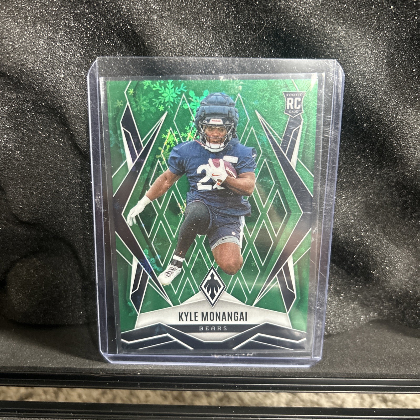 2025 Panini Phoenix - Rookies Kyle Monangai #249 Green Winter /149 (RC)
