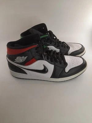 Nike Air Jordan 1 Mid SE Quai 54 2019 CJ9219-001 EU 50.5 US 16 Neuves - Photo 1/4