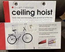 Bike Storage - The Art of Storage Bike Ceiling Hoist Max Load 50LBS