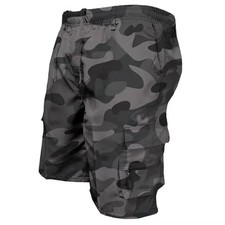 Tactical Camo Cargo Shorts Loose Fit Multi Pocket Summer Outdoor Hunting Shorts