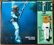 RARE 1968 Vintage GI Joe - DEEP SEA DIVER - PHOTO BOX - set #7620 - awesome!!