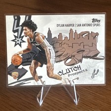 2025 Topps Flagship Basketball Dylan Harper Clutch Prospects Rookie #CC-2 Spurs