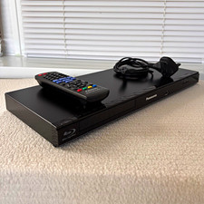 Panasonic DMP-BD75 Blu-ray Player HDMI USB Remote, Plays Blu-ray/DVD, Black