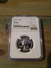 1956 PROOF WASHINGTON SILVER QUARTER - NGC PF-68