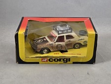 Corgi Mercedes 240 D W115 W114 Rally Rally /8 pozzetto n. 291 circa 1:36 IMBALLO ORIGINALE