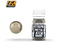 AK672 AK XTREME METAL ENAMEL – METAL PALE BRASS 30ML