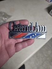 19731975 Pontiac Grand Am Fender Emblem Badge Oem Gm Part 490627 Original Used