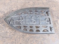Antique Cast Iron Sad Iron Trivet A-Best-O ABESTO