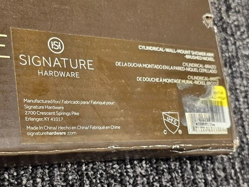 Signature Hardware SHRSA122ZBN 12-3/8" Wall Mounted Shower Arm / Flange - Picture 8 of 10