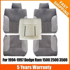 For 1994-1997 Dodge Ram 1500 2500 3500 Both Side Bottom Top Seat Cover Foam