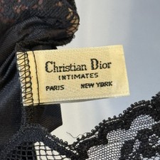 Vintage 70s Early 80s Christian Dior Satin Lace Camisole Top Womens Large