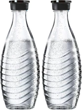 Carbonating Carafe, Clear, Glass (Pack of 2)