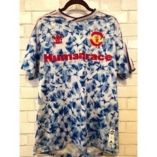 Adidas Manchester United Humanrace Tie Dye Soccer Jersey Men's Size XL AEROREADY
