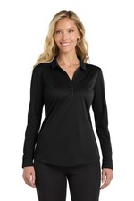 Port Authority Women's Silk Touch Performance Long Sleeve Polo L540LS