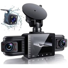 3 Lens 4K Dashcam 2.5K + Dual 1080P Auto Kamera Videorecorder Nachtsicht