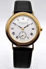 Mappin & Webb gents gold plated quartz watch ref: 5.600.0.0.13