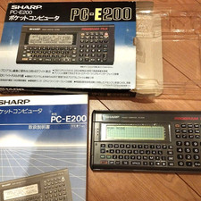 SHARP PC-E200 Scientific Function Calculator Tested Working Import From Japan