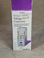 Radio Shack 1600 Watt Foreign Travel Voltage Converter Adapter - 273-1413 NOS