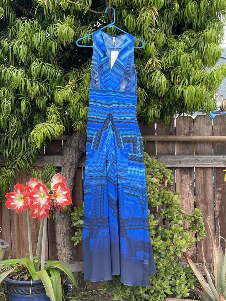 NWT GOTTEX Venice Maxi Cover-Up Dress Sz S - Image 2 of 4