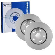 2x HELLA PAGID BREMSSCHEIBEN Ø280mm VORNE passend für RENAULT ESPACE KANGOO LAGU